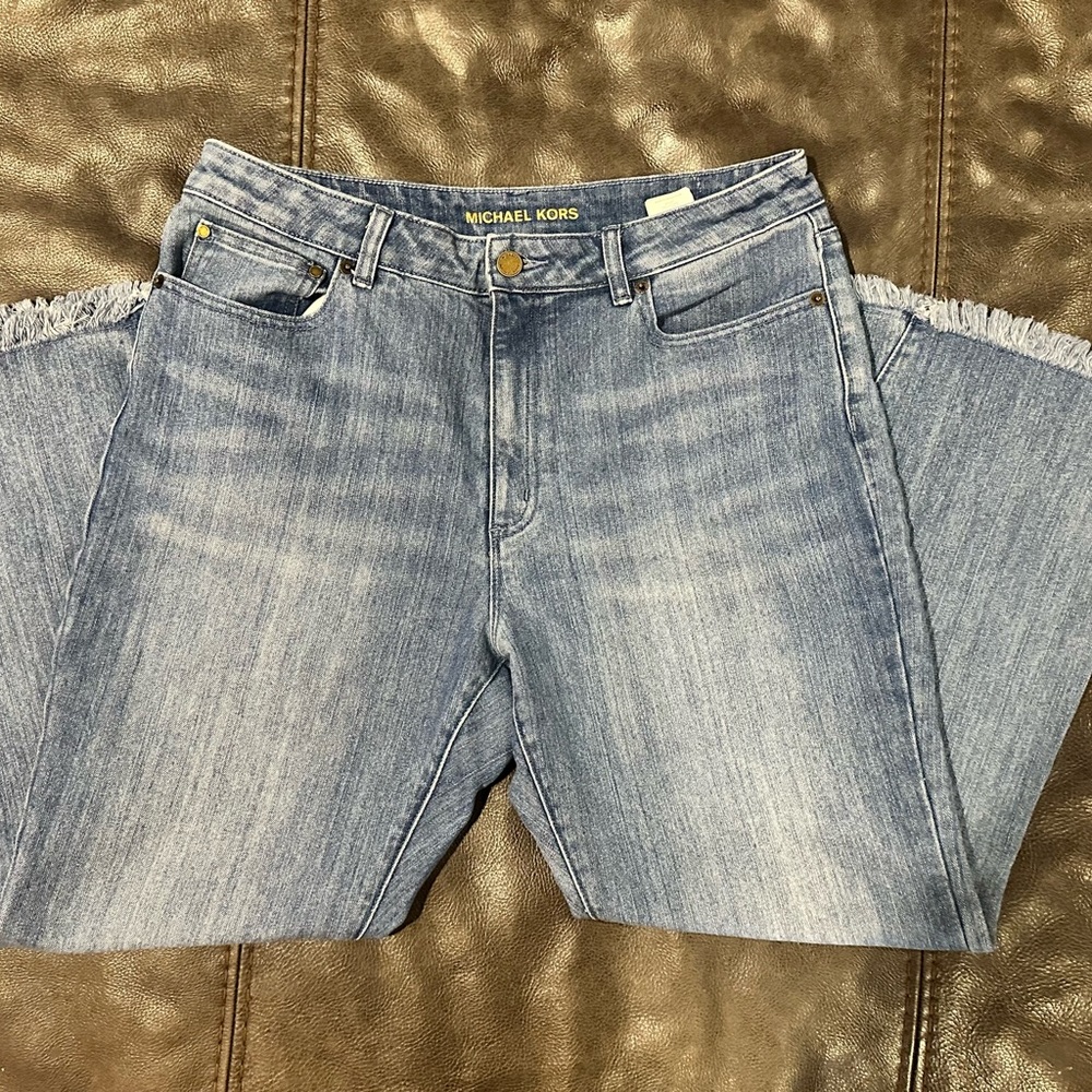 Michael‎ Kors cropped flare jeans